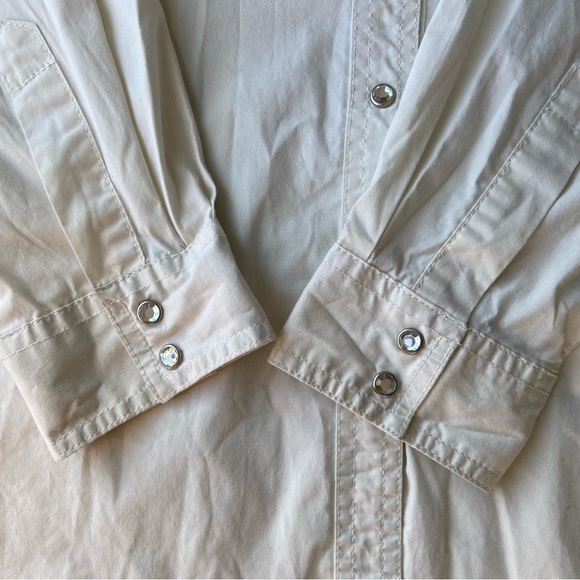 Wrangler Rock 47 Long Live Cowgirl Embroidery Embellished  Western Shirt - Picture 7 of 16